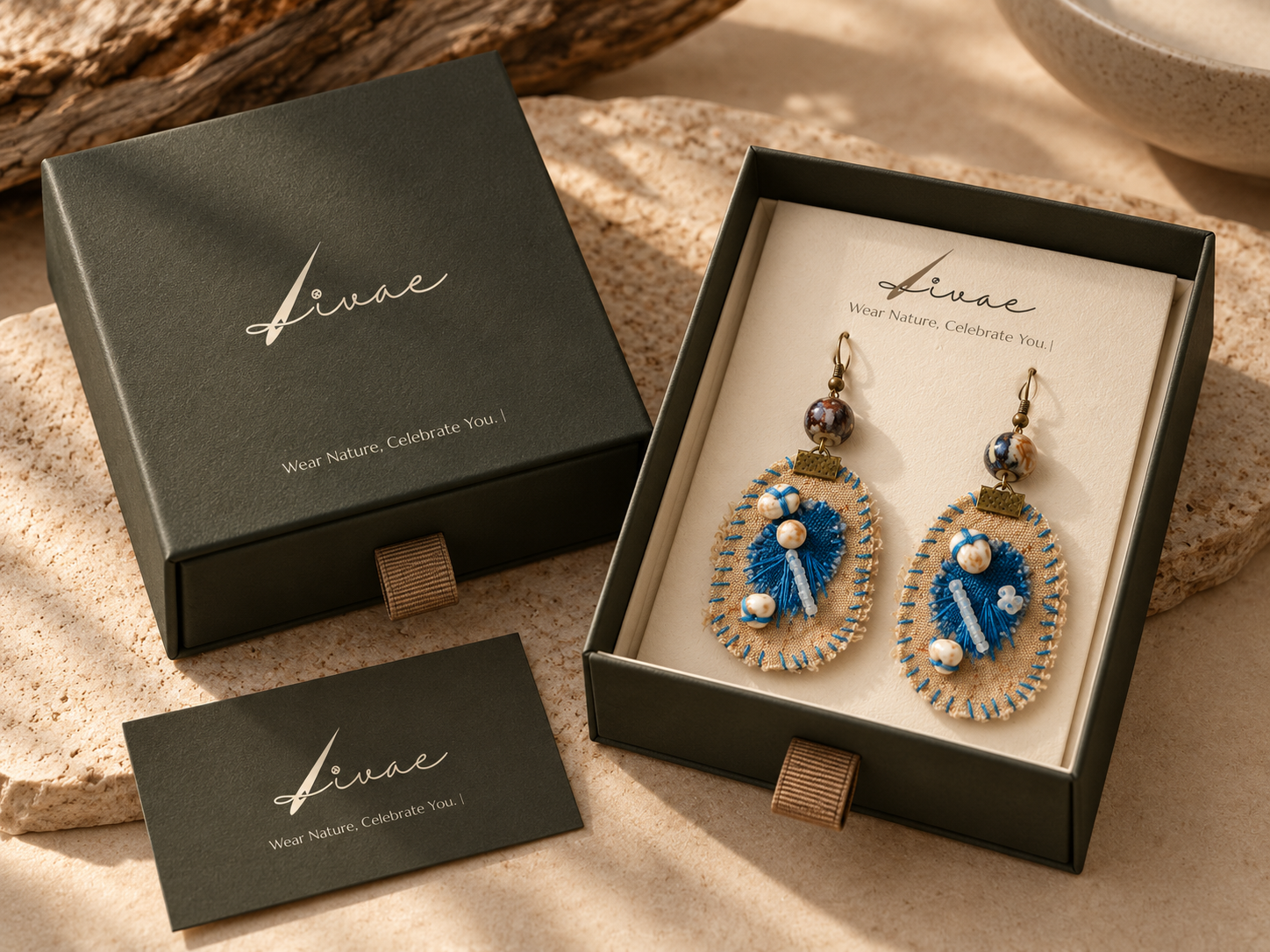 Livae jewelry presented in a keepsake gift box