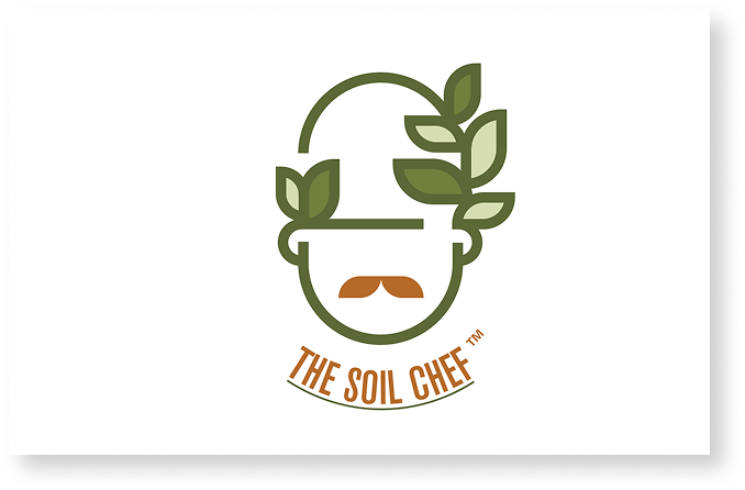 Soil Chef character inspired by the business owner