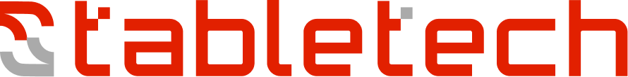 Red modular StableTech wordmark direction