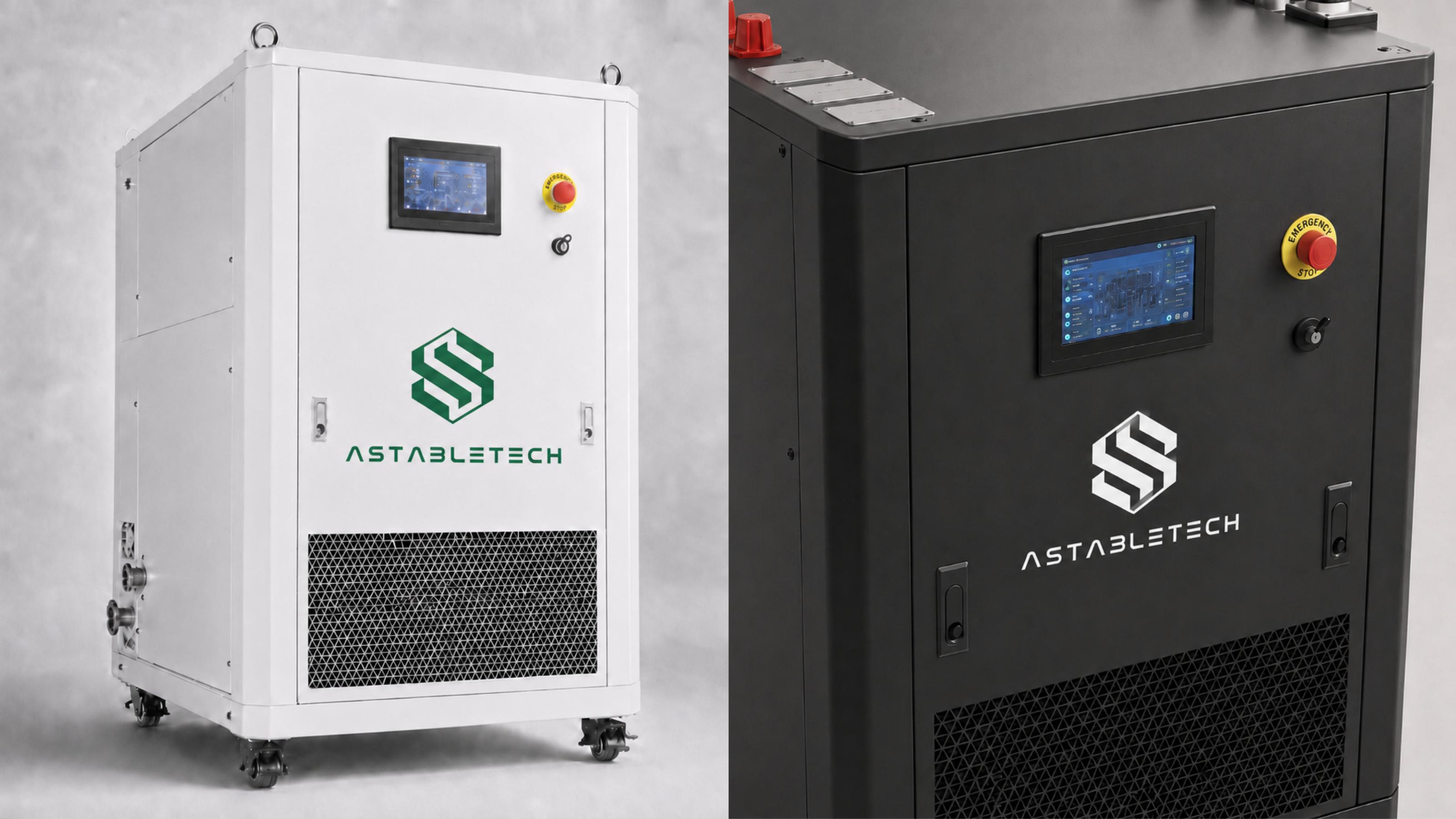 StableTech logo applied to industrial cooling equipment